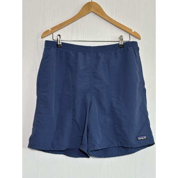 Patagonia Baggies Board Shorts Men’s Large Blue 7” Mesh Lining UPF 50+ Swim - Picture 1 of 16
